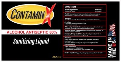 59 mL Ndc: 79384-101-01 (Contaminx Lable Previews Final All New Pdf 30)